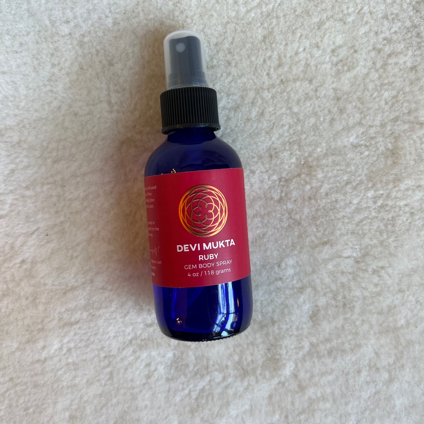 Ruby Gem Body Spray - Grounded Manifestation