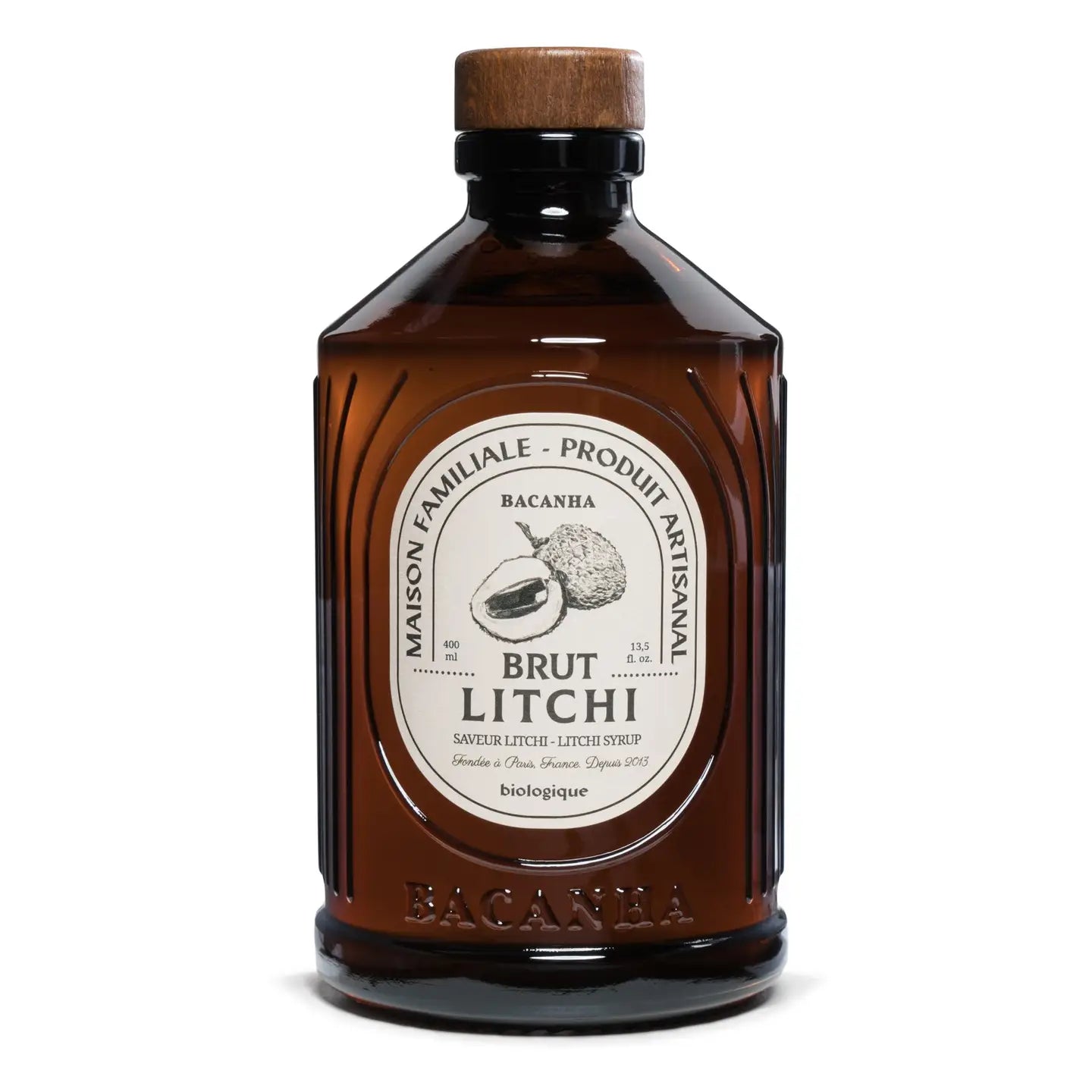 Bacanha Raw Lychee Syrup - Organic - 13.5 oz