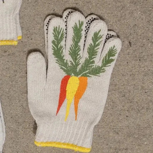 Carrot Gardening Gloves - My Little Belleville