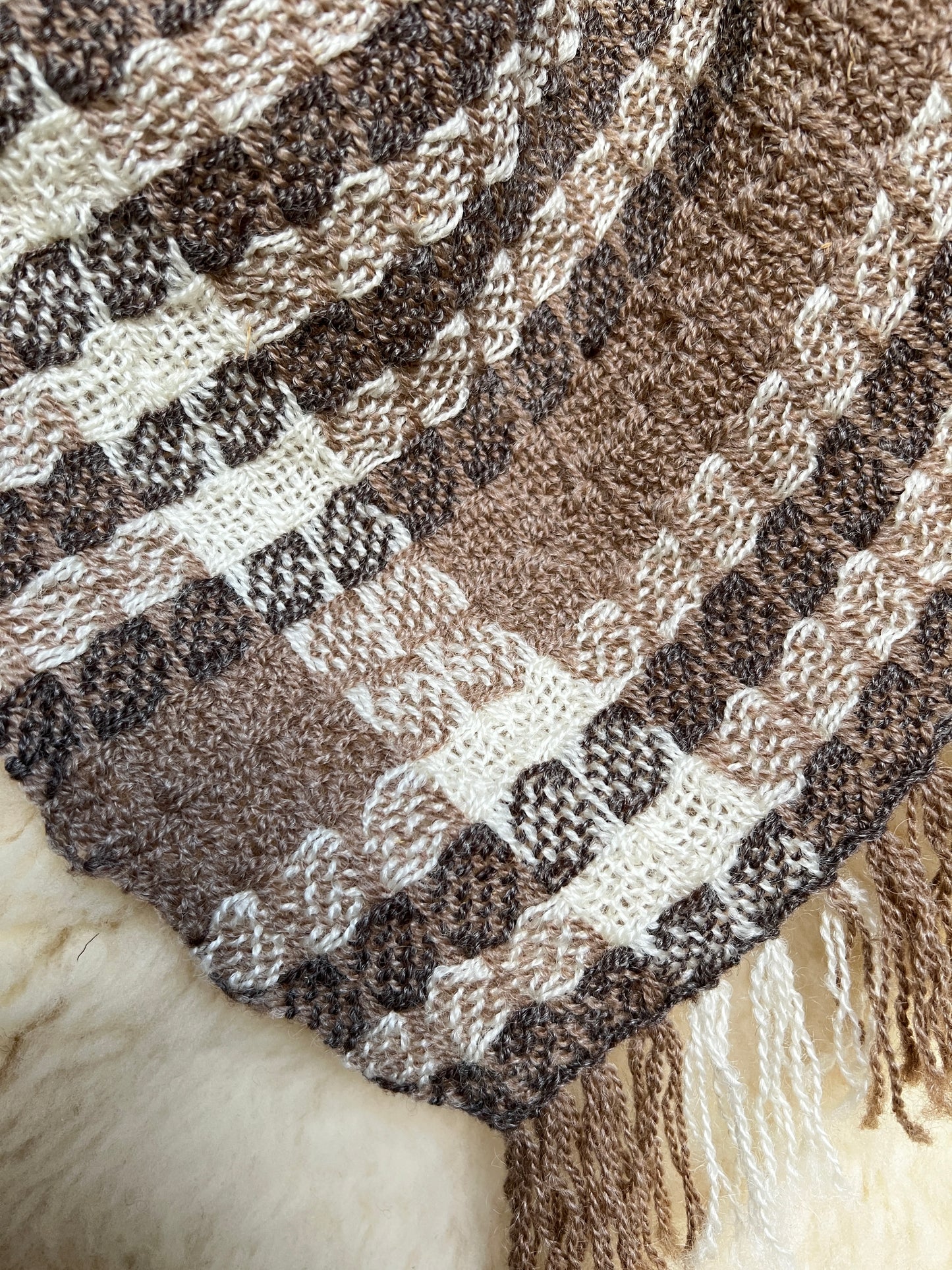Romney and Merino Blend Throw Blanket - Ace 'n the Hole Romney Ranch
