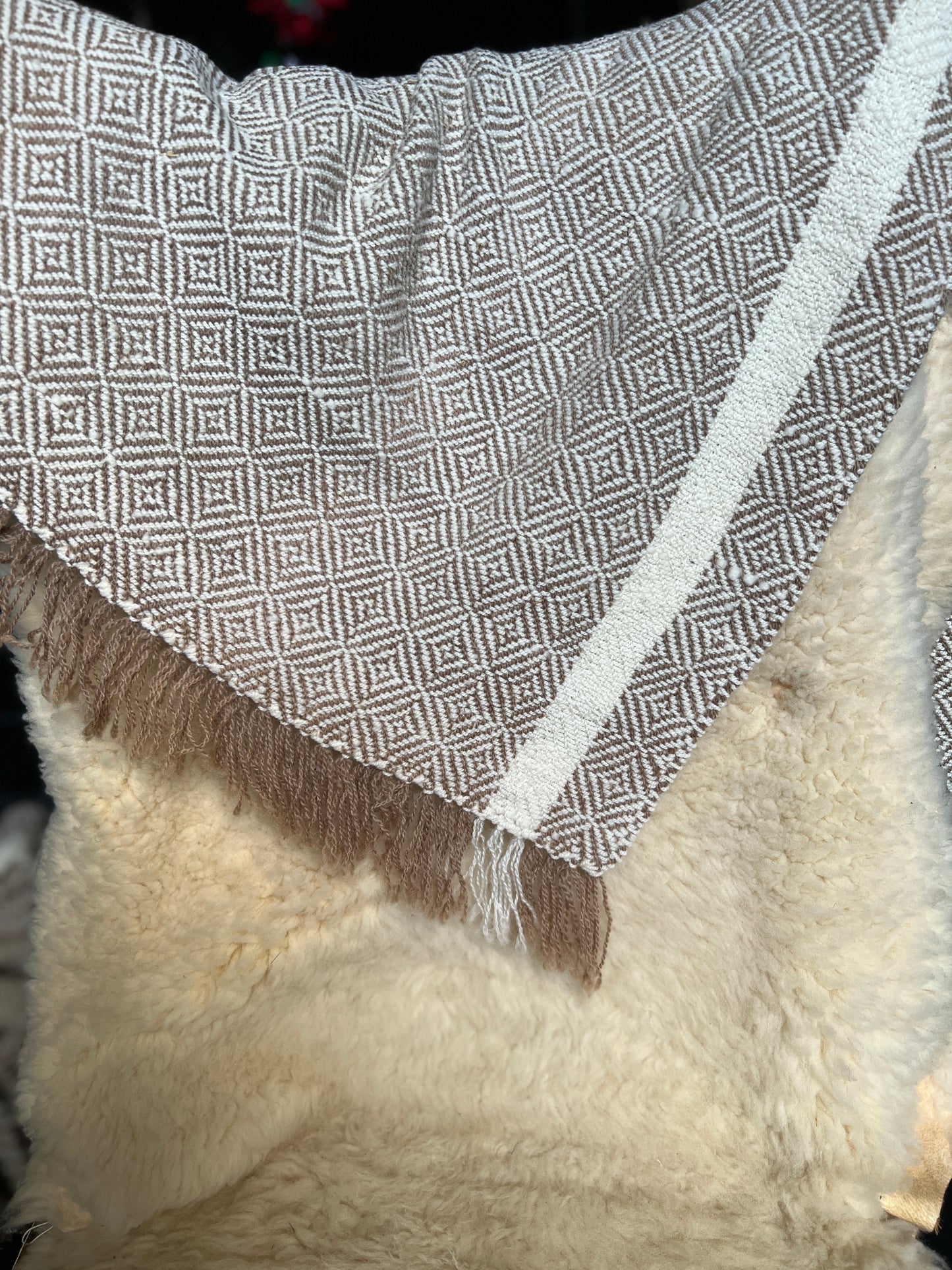 Romney and Merino Blend Throw Blanket - Ace 'n the Hole Romney Ranch