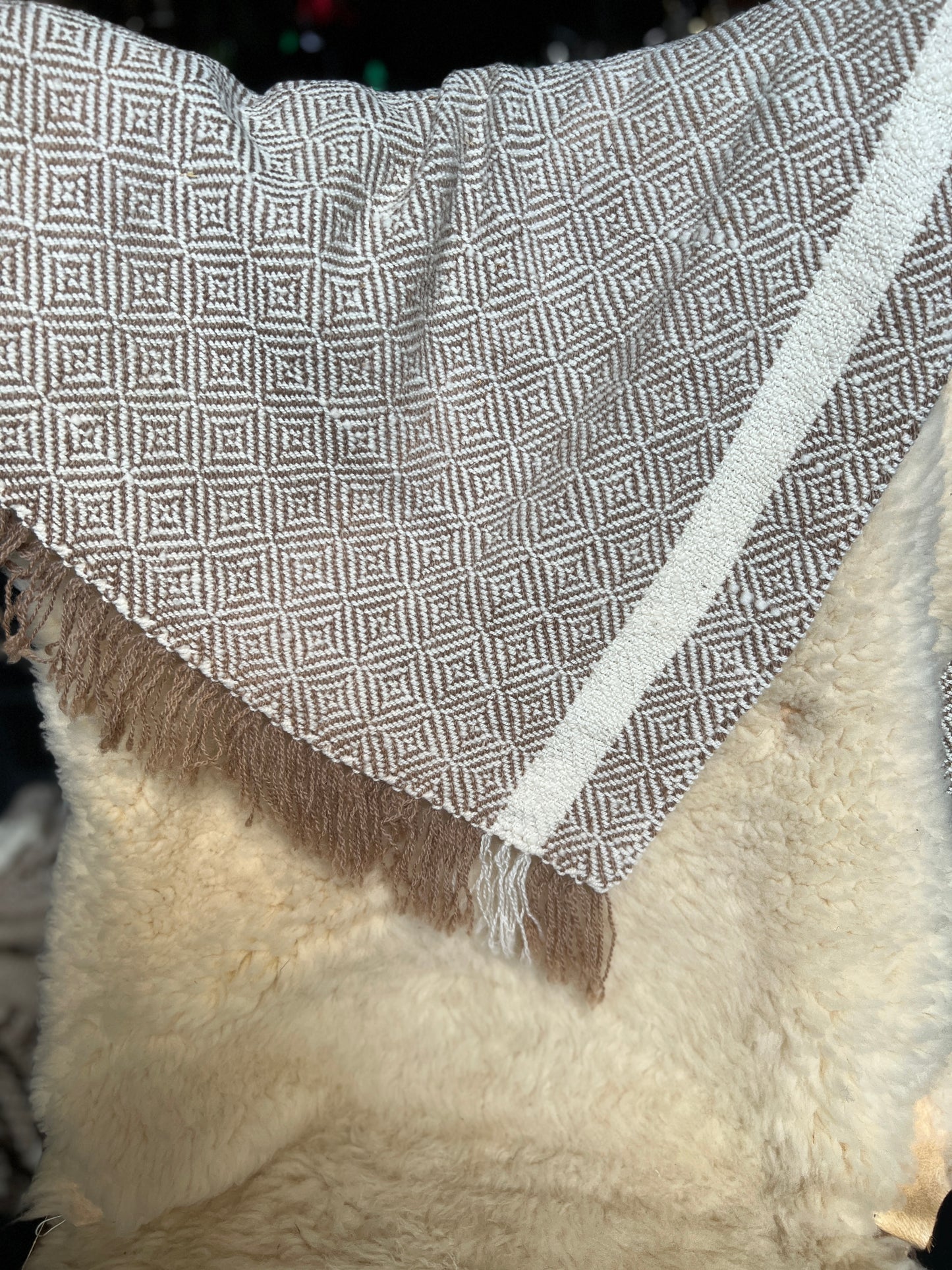 Romney and Merino Blend Throw Blanket - Ace 'n the Hole Romney Ranch