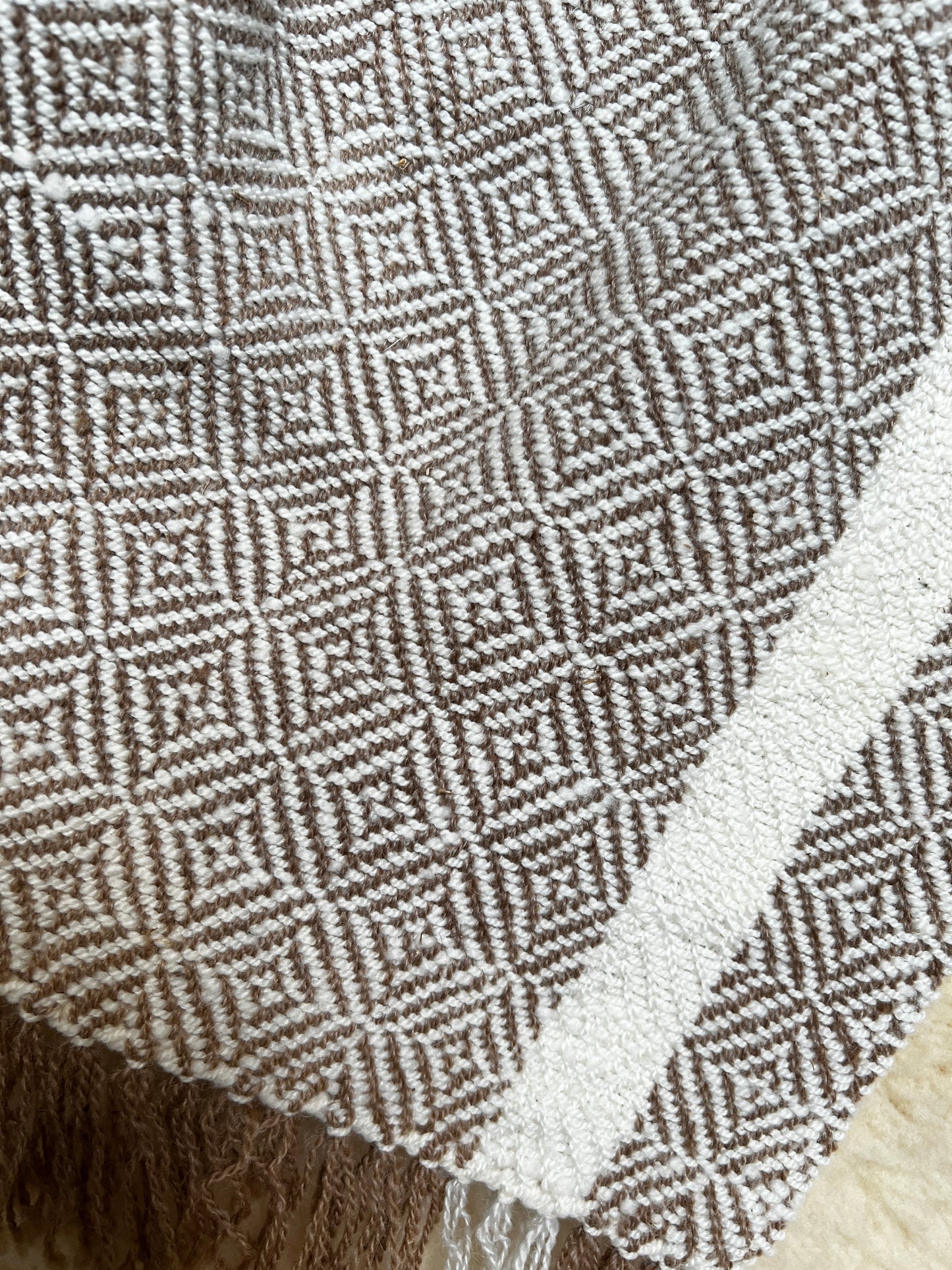 Romney and Merino Blend Throw Blanket - Ace 'n the Hole Romney Ranch