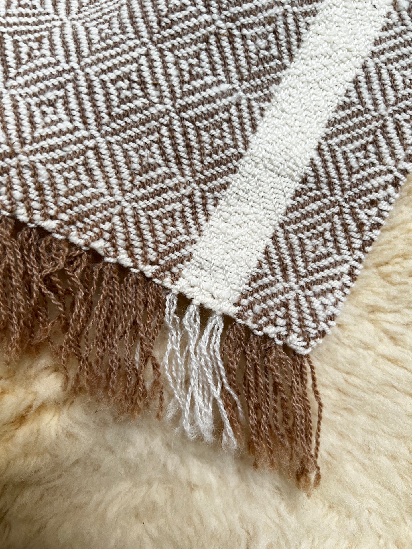 Romney and Merino Blend Throw Blanket - Ace 'n the Hole Romney Ranch