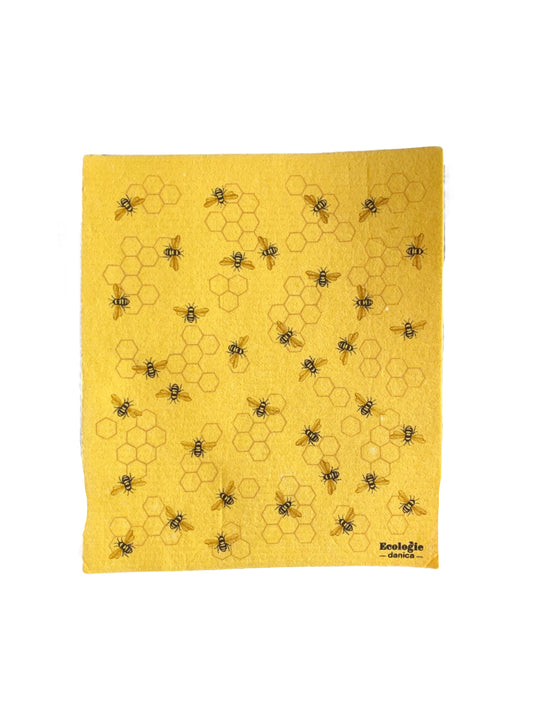 Large Swedish Dishcloth - Bees