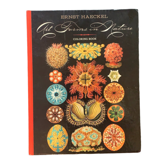 Ernst Haeckel: Art Forms in Nature Coloring Book - Hardcover