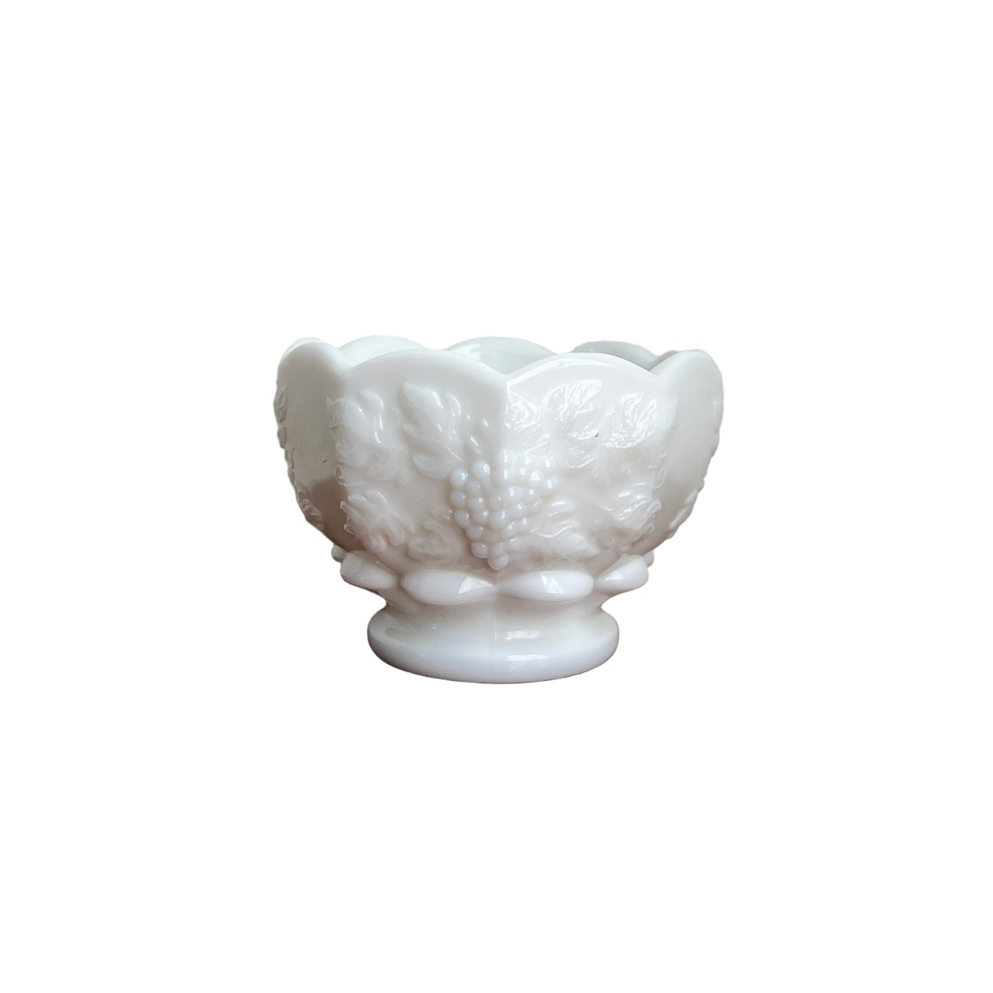 Vintage Westmoreland Paneled Grape Milk Glass - Oyster or Fruit Cup