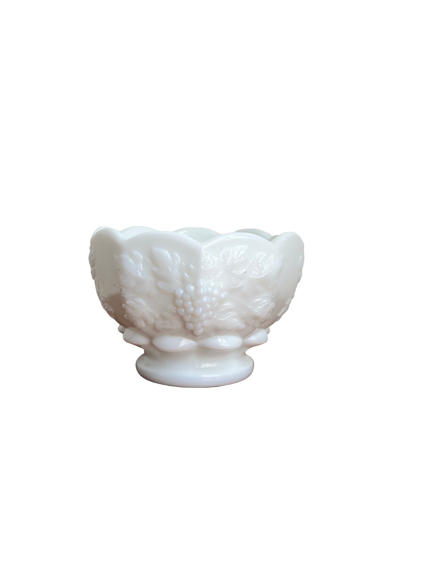 Vintage Westmoreland Paneled Grape Milk Glass - Oyster or Fruit Cup