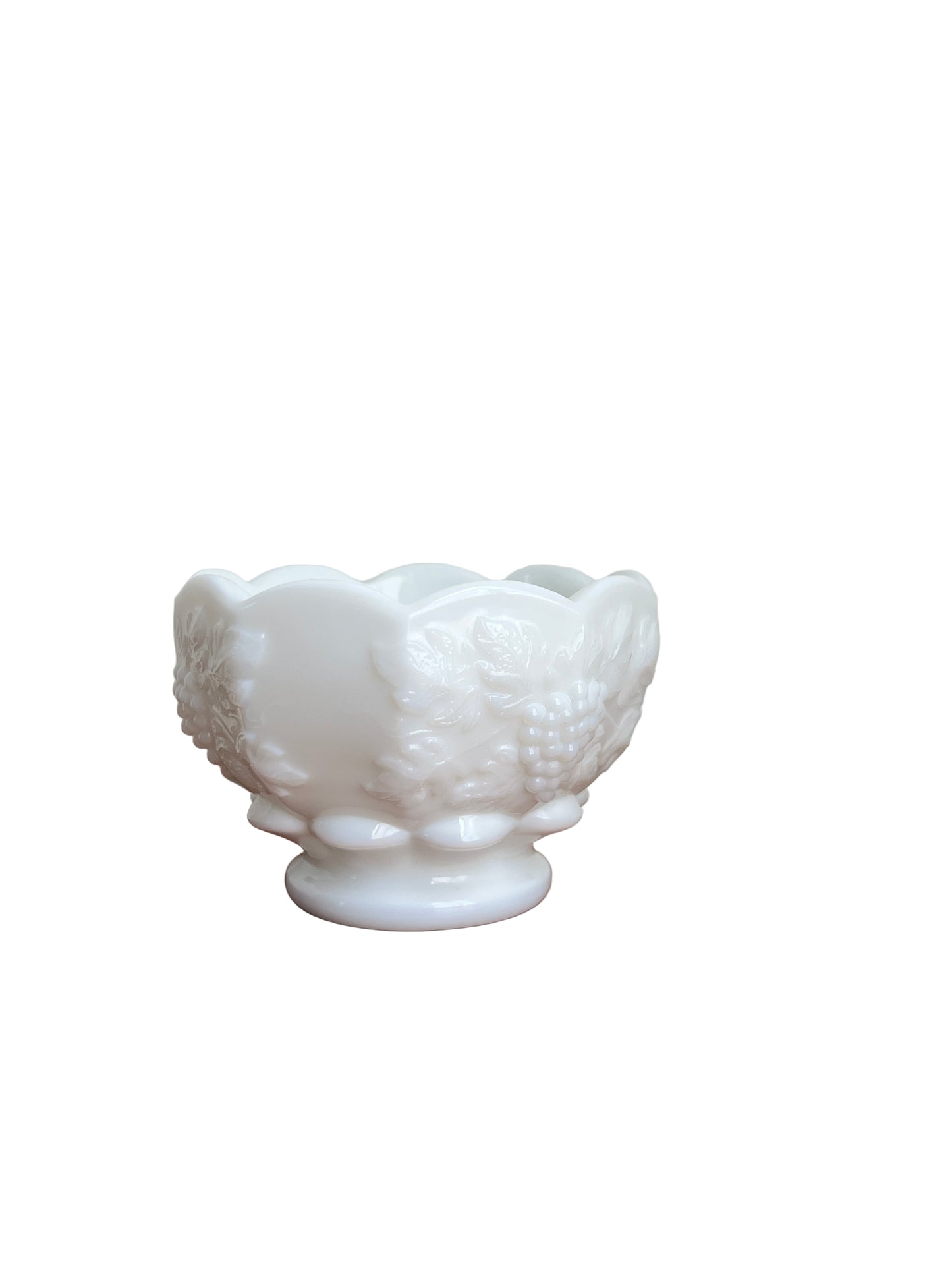 Vintage Westmoreland Paneled Grape Milk Glass - Oyster or Fruit Cup