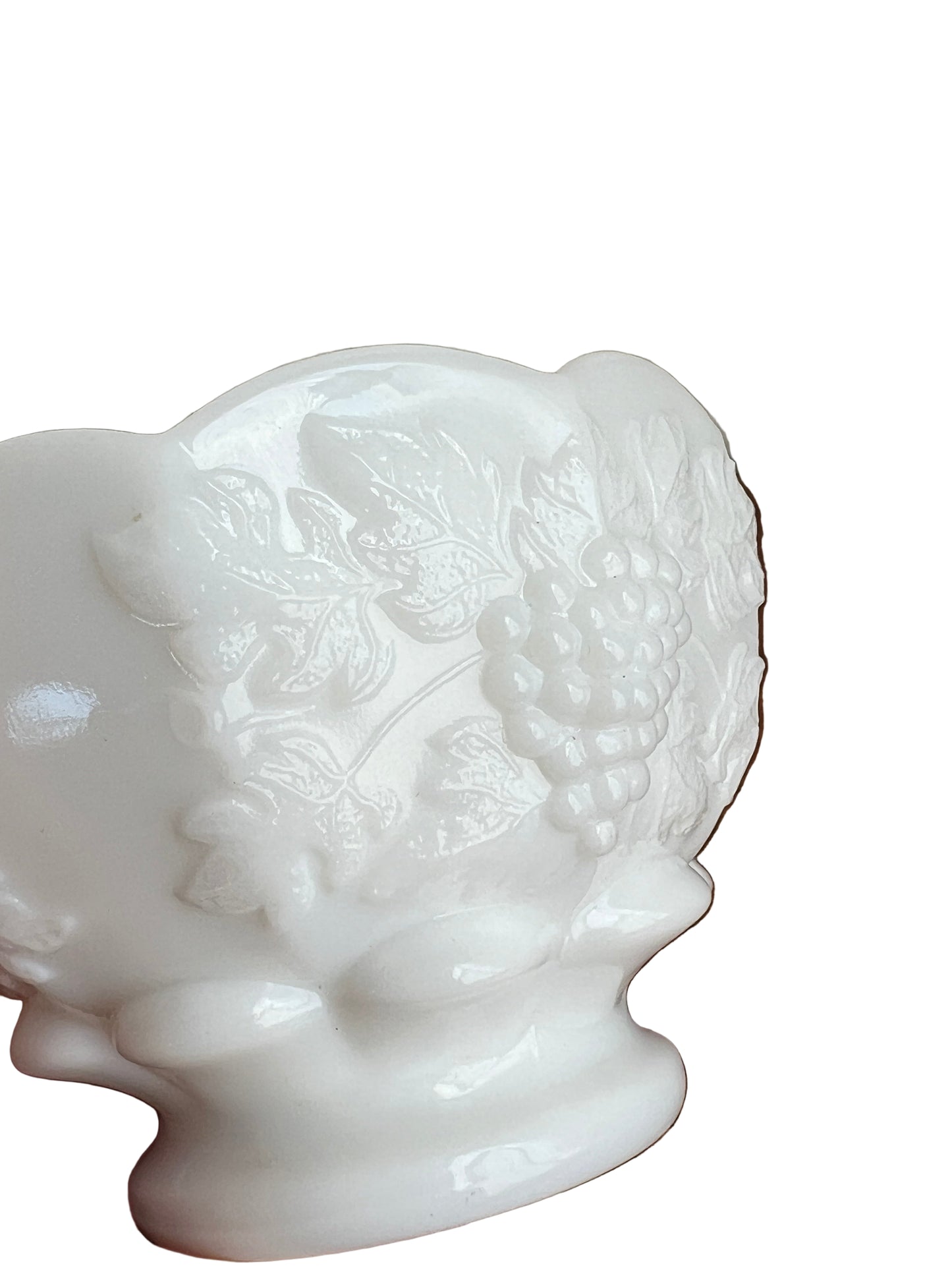 Vintage Westmoreland Paneled Grape Milk Glass - Oyster or Fruit Cup