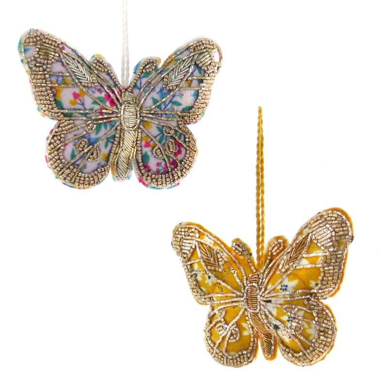 Beaded Butterfly Ornament