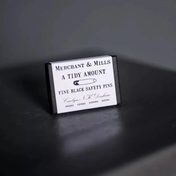 Black Safety Pins