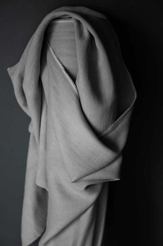 Laundered Linen 420gsm - Steel (sold per half yard) - Merchant & Mills