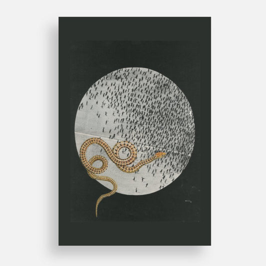 "Moonless Flight" Mini Art Print or Postcard - Original Tamara Cervenka Art