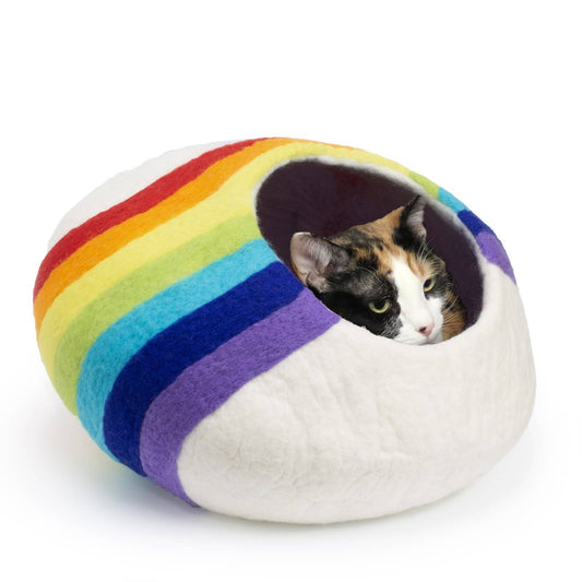 Rainbow Eco Kitty Cave - Friendsheep