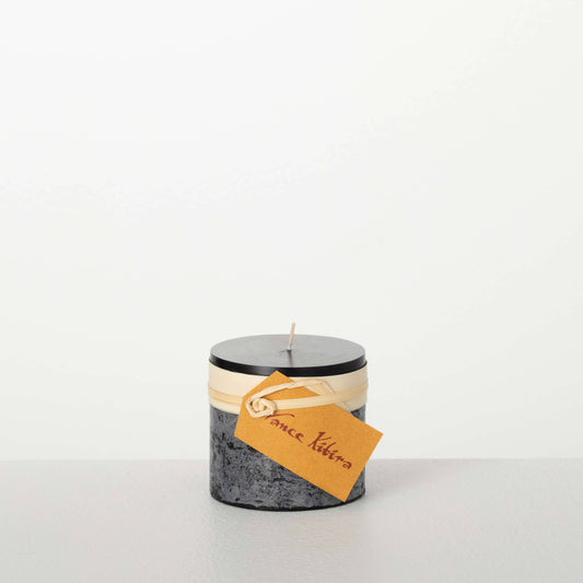 3” x 3” Pillar Candle - Black