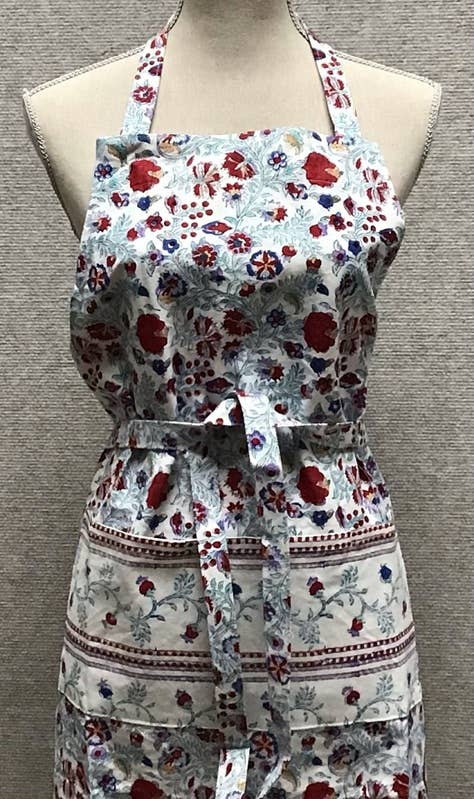 Cotton Canvas Apron - Summertime Bright
