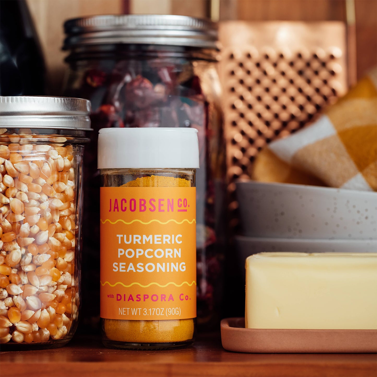 Turmeric Popcorn Seasoning - Diaspora Co x Jacobsen Salt Co