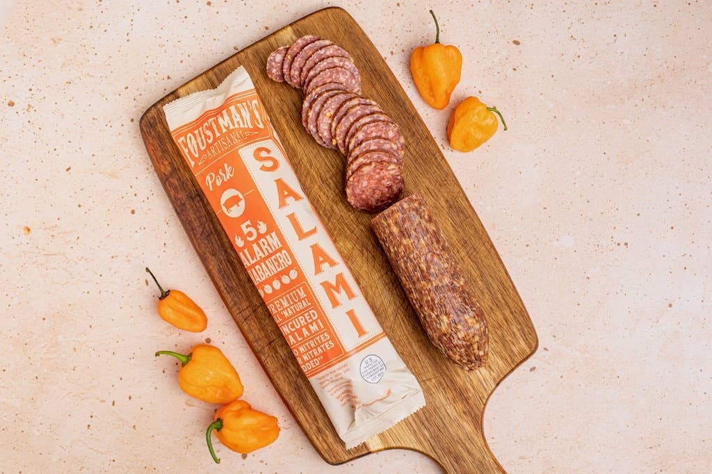 Pork Habanero | Foustman's All Natural Uncured Salami 8oz