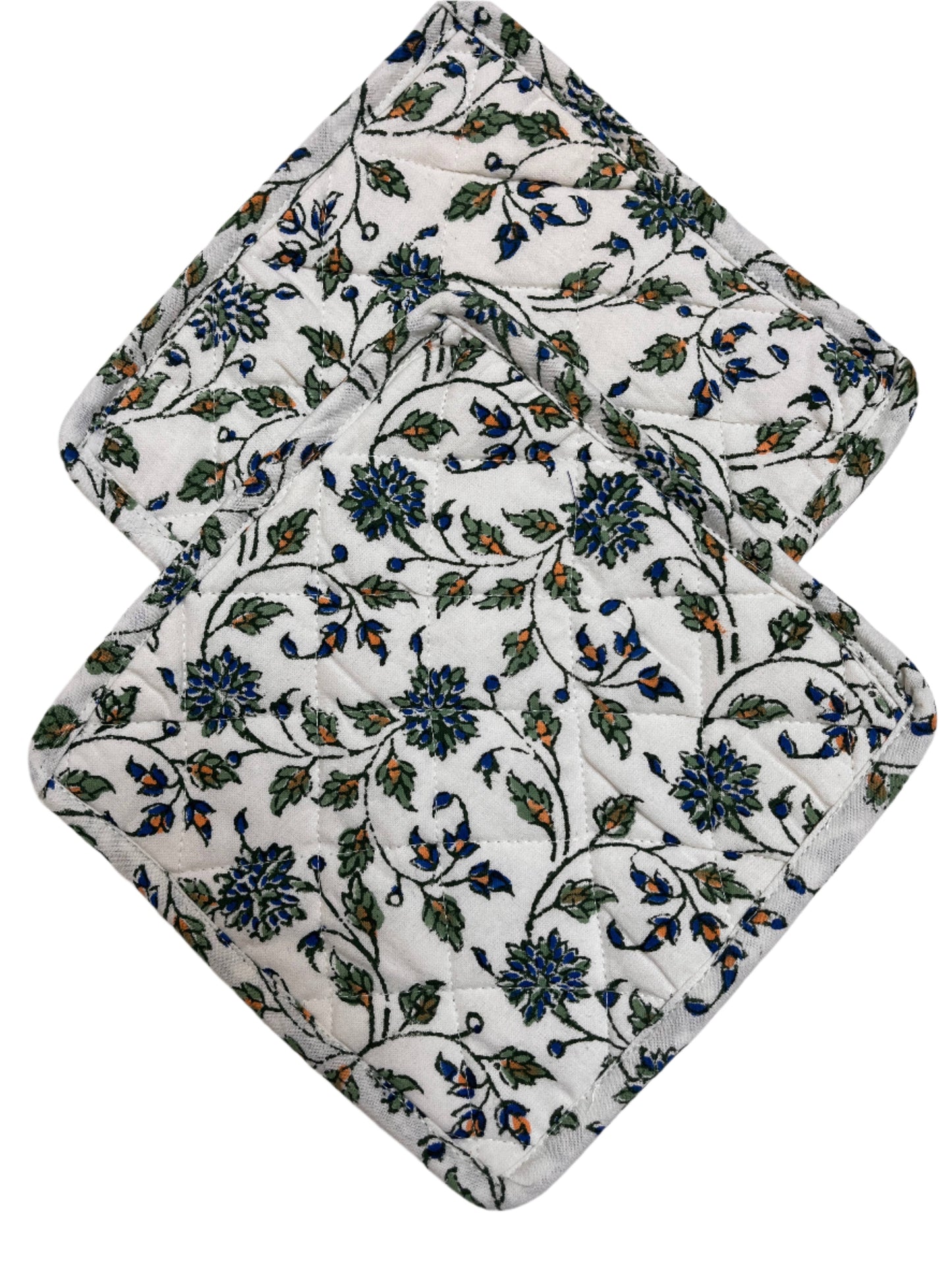 Oven Potholder - Country Garden Green