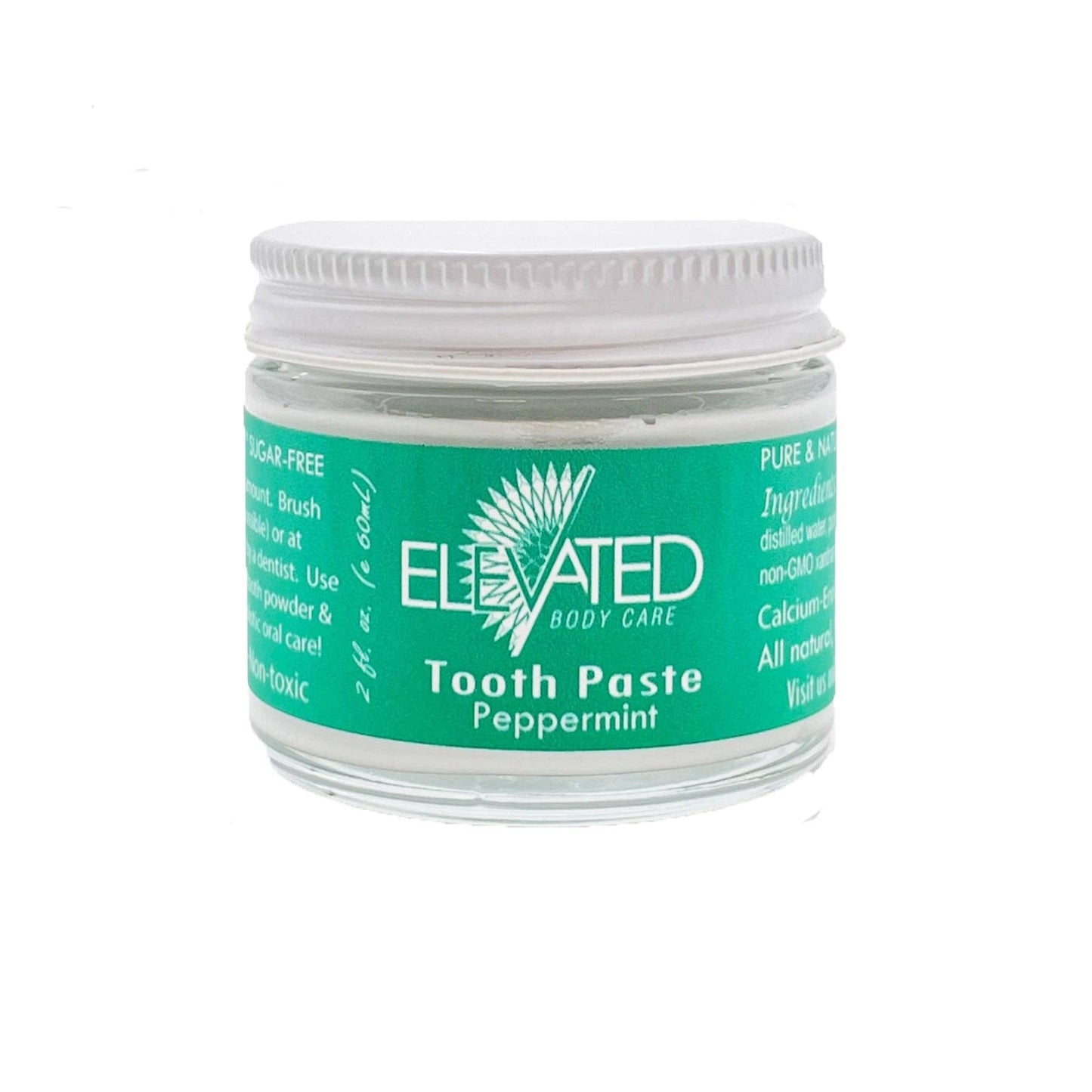 Natural Toothpaste in a Glass Jar