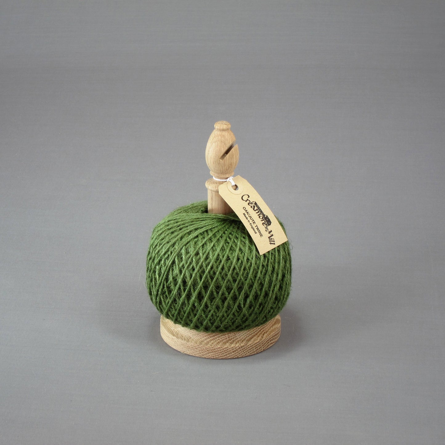 Oak Twine Stand with Blade Cutter - Green Jute - Creamore Mill