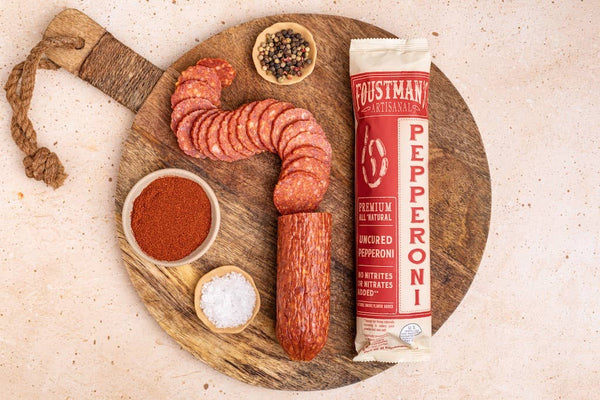 Pepperoni | Foustman's All Natural Uncured Salami 8oz