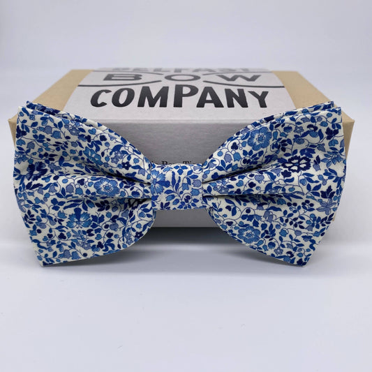 Liberty of London Bow Tie in Navy Ditsy Floral