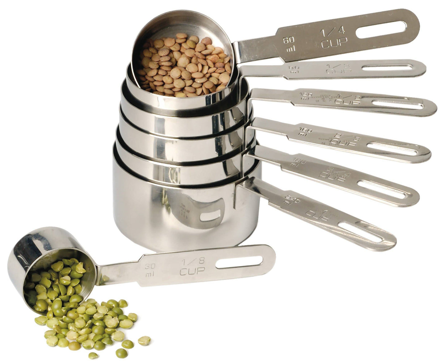 Stainless Steel Measuring Cups Set Of 7