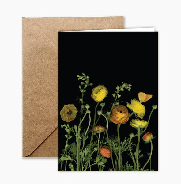 Secret Garden Blank Greeting Card of Full set of 8