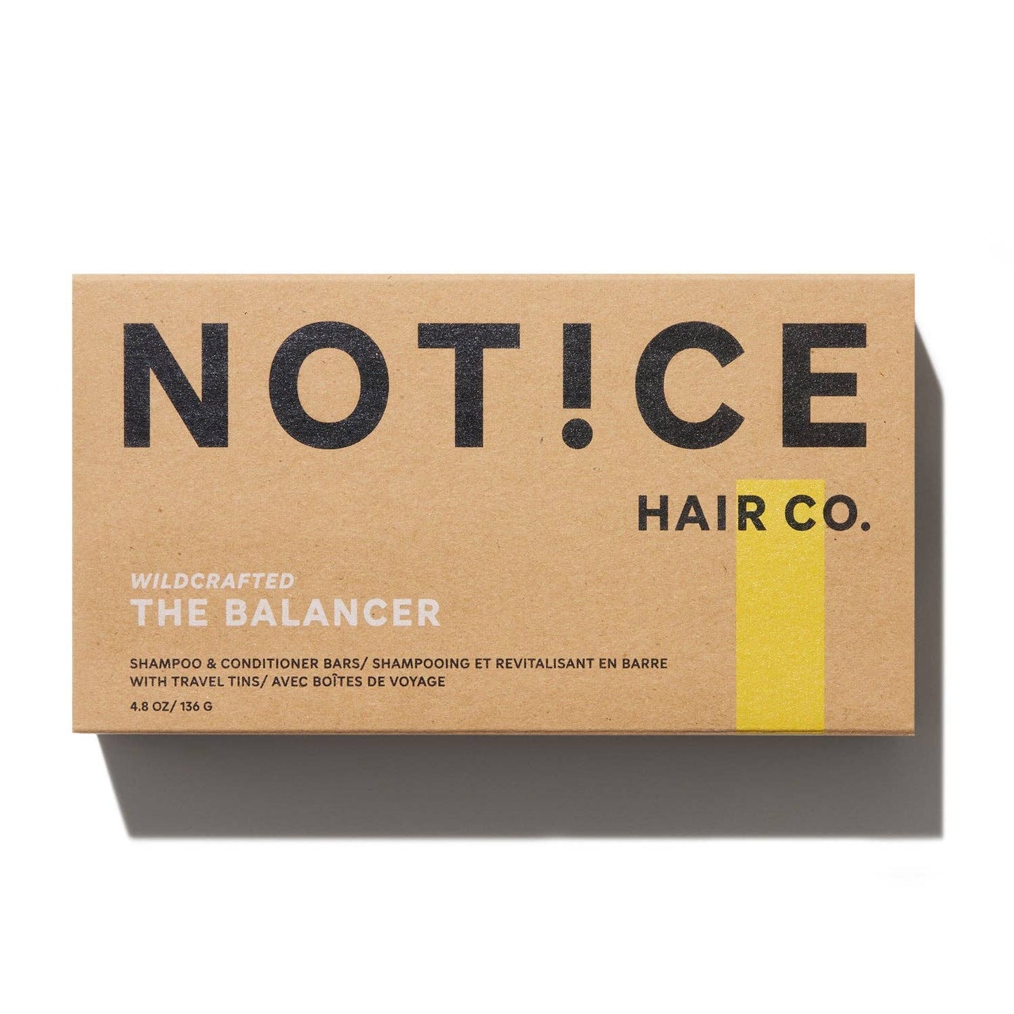 Balancer Shampoo & Conditioner Bar Travel Set for Combination & Frizzy Hair