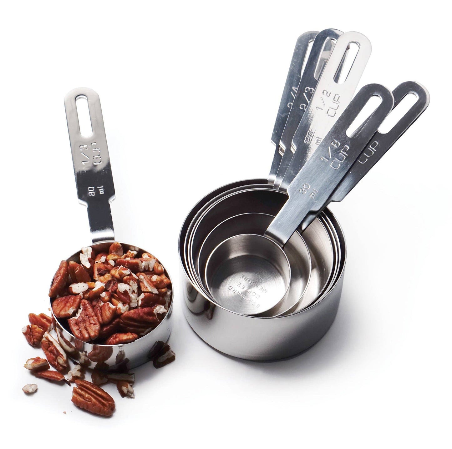 Stainless Steel Measuring Cups Set Of 7