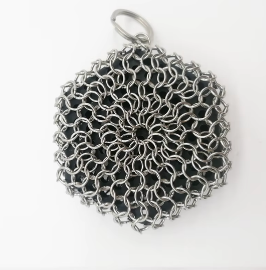Cast Iron Scrubber - Charcoal