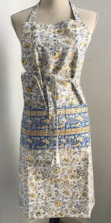 Cotton Canvas Apron - Provence
