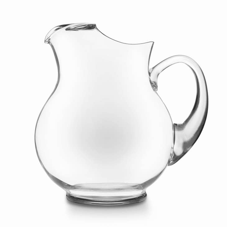 Round Glass Pitcher