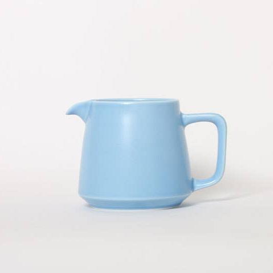 Matte Blue Ceramic Coffee Server  - Japanese Ceramic - Origami