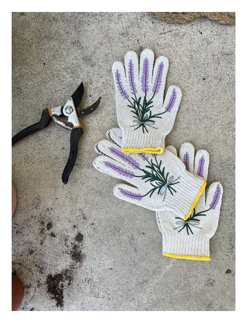 Lavender Gardening Gloves - My Little Belleville