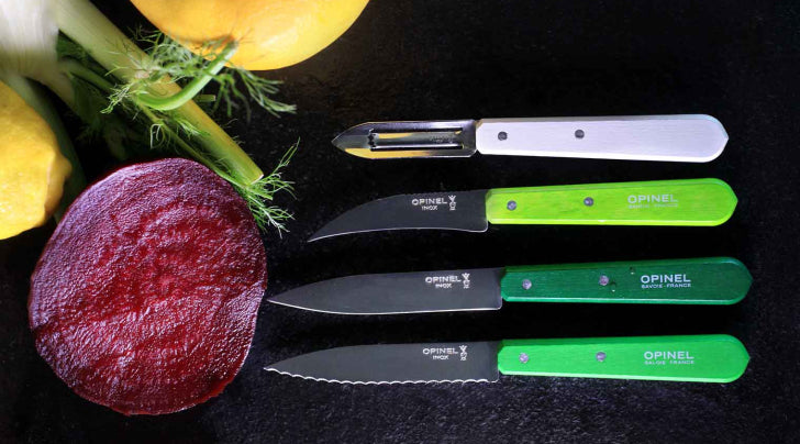 The Essential Small Kitchen Knives Set - Primavera - Opinel