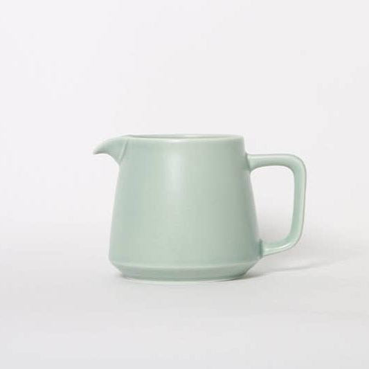 Matte Green Ceramic Coffee Server  - Japanese Ceramic - Origami