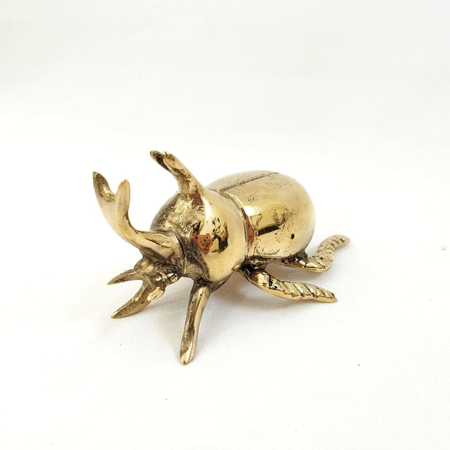 Bottle Opener Beetle Rhinoceros - Decorative Brass Figurine