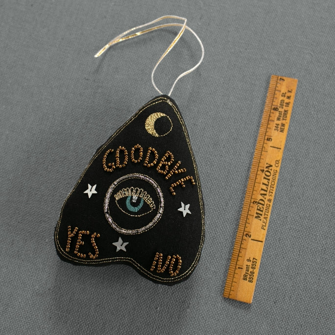 Ouija Board Planchette - Lavender & Cotton Ornament - Skippy Cotton