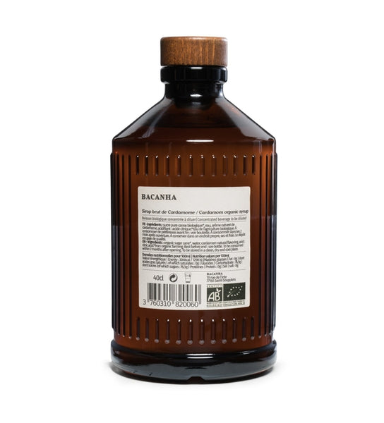 Raw Cardamom Syrup - Organic 13.5 oz.
