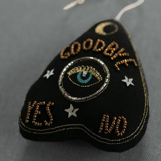 Ouija Board Planchette - Lavender & Cotton Ornament - Skippy Cotton