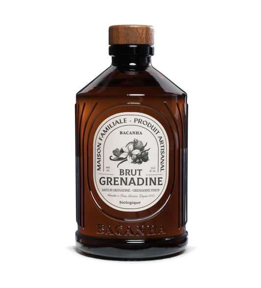 Bacanha Raw Grenadine Syrup - Organic - 13.5 oz