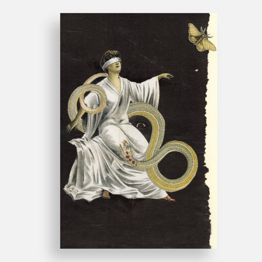 "(No)Justice" Mini Art Print or Postcard - Original Tamara Cervenka Art