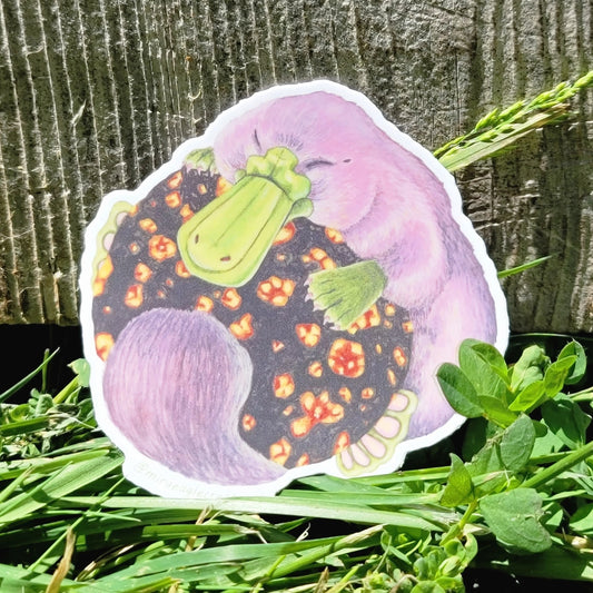 Snuffles the Plat Vinyl Sticker
