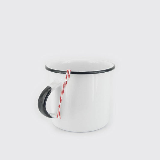 White Enamel Cup