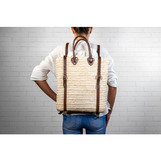 Moroccan Shopping Basket Backpack