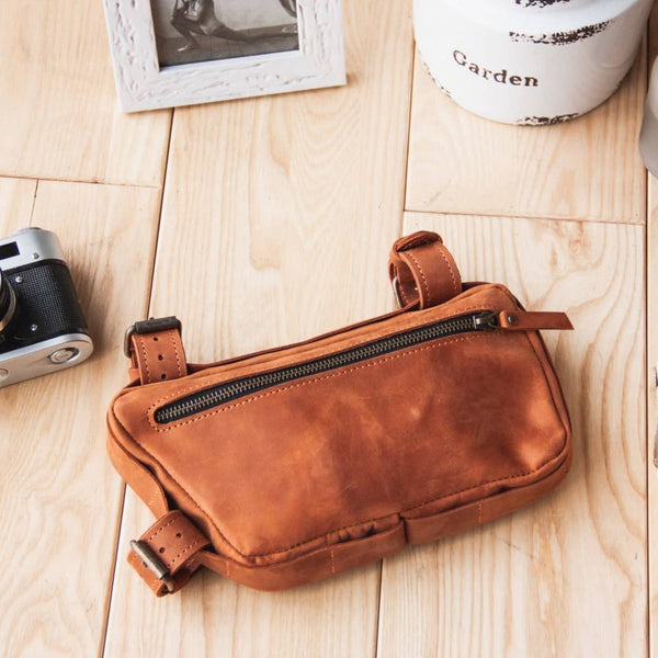 Leather Belt Bag Clutch
