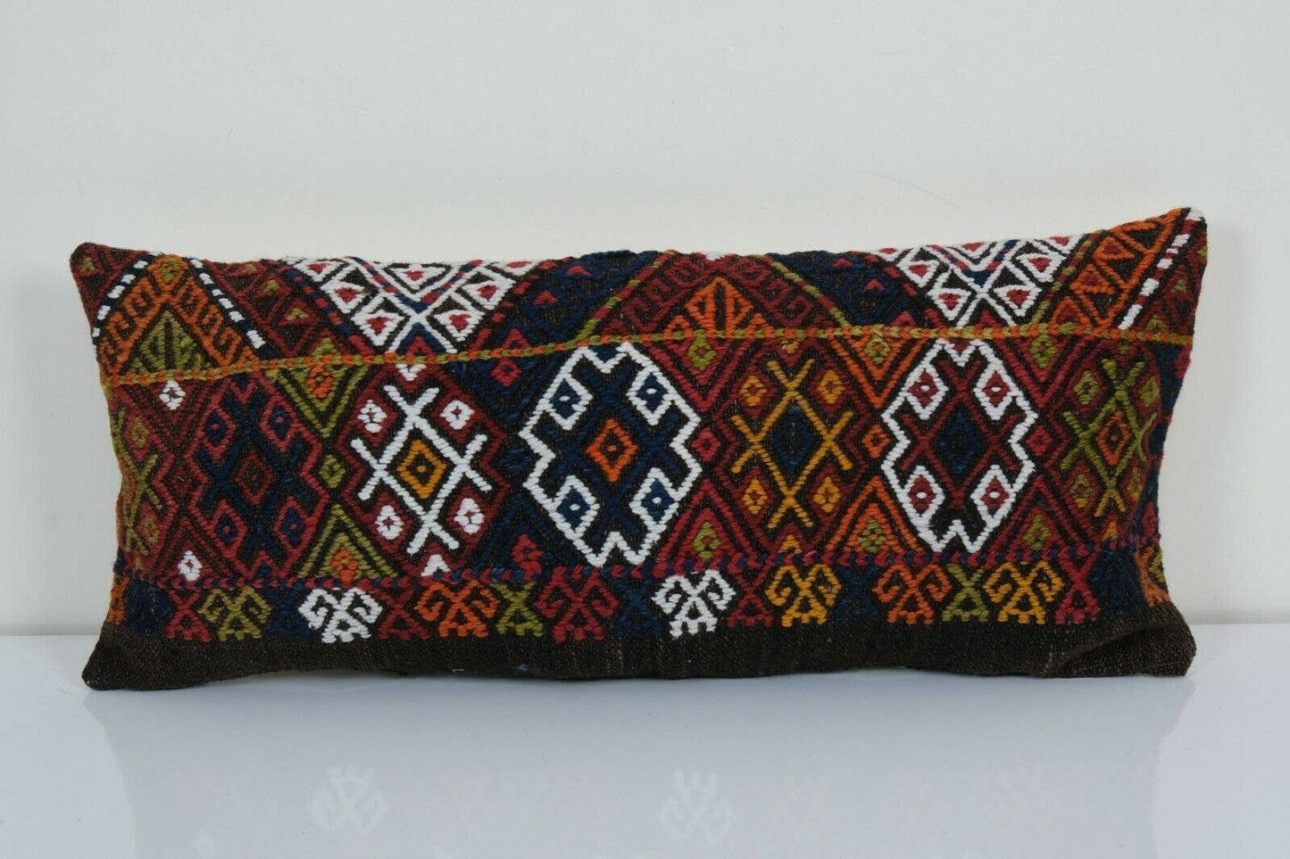 Vintage Kilim Lumbar Pillow 12x24